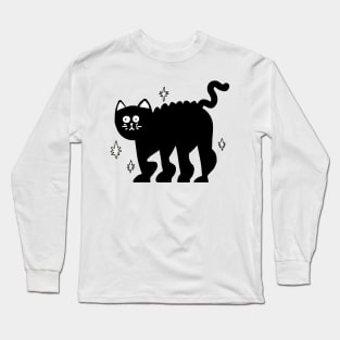 Black cat Halloween Long Sleeve T-Shirt